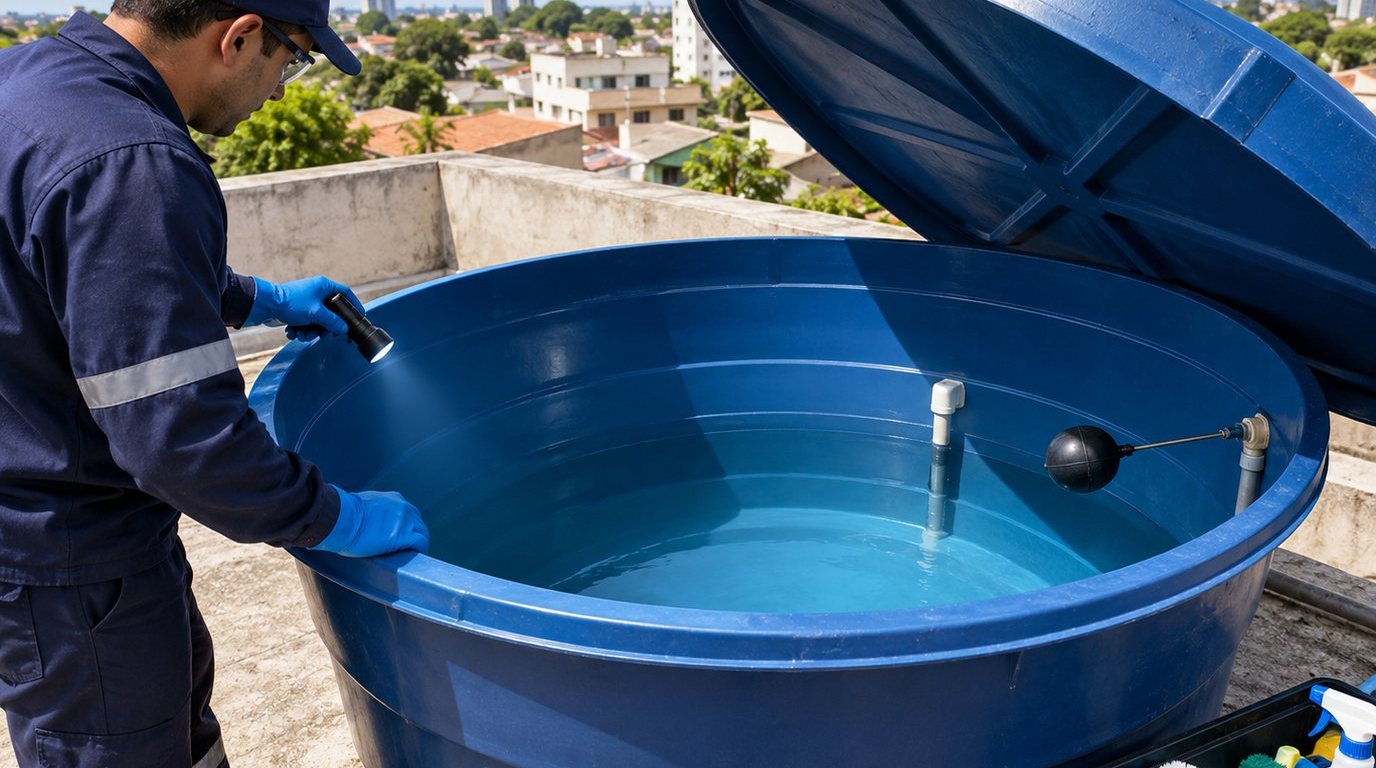 Caça Vazamento de Caixa d'Água em Contagem‑MG
